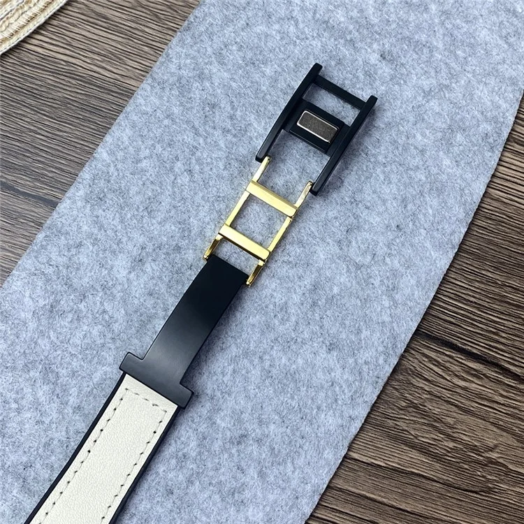 Per Huawei Watch 4 / 4 Pro / GT 4 46mm Cinturino per Orologio 22mm Silicone+Vera Pelle Bovina - Beige