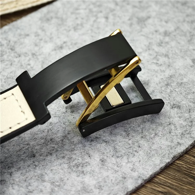 Pour Apple Watch 10 46mm / Ultra 2 / Ultra 49mm / 9 8 7 45mm / SE (2023) SE (2022) SE 6 5 4 44mm / 3 2 1 42mm Watch Band Magnetic Buckle - Beige