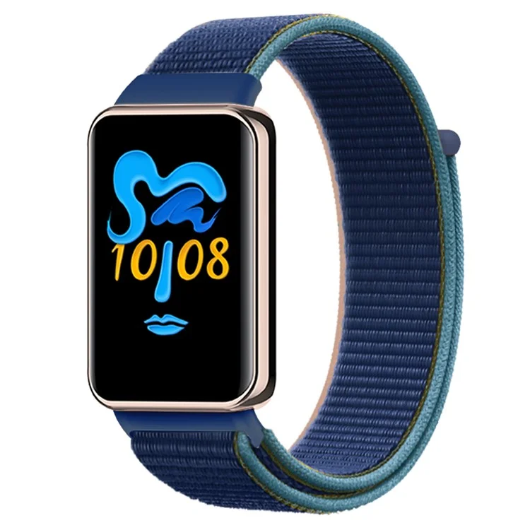 Correa de reloj de nailon For Honor Band 9 - Azul marino oscuro
