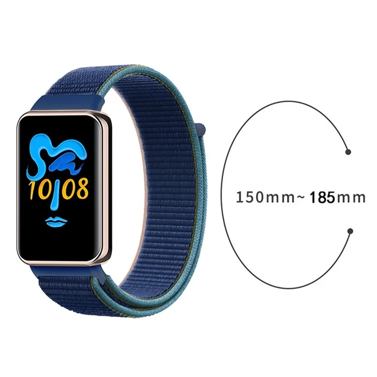 Correa de reloj de nailon For Honor Band 9 - Azul marino oscuro