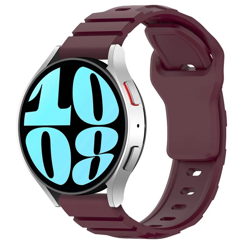 For Huawei Watch GT 4 46mm / 4 Pro / 4 41mm Silicone Watch Strap 22mm Armour Watch Band Replacement - Wine Red