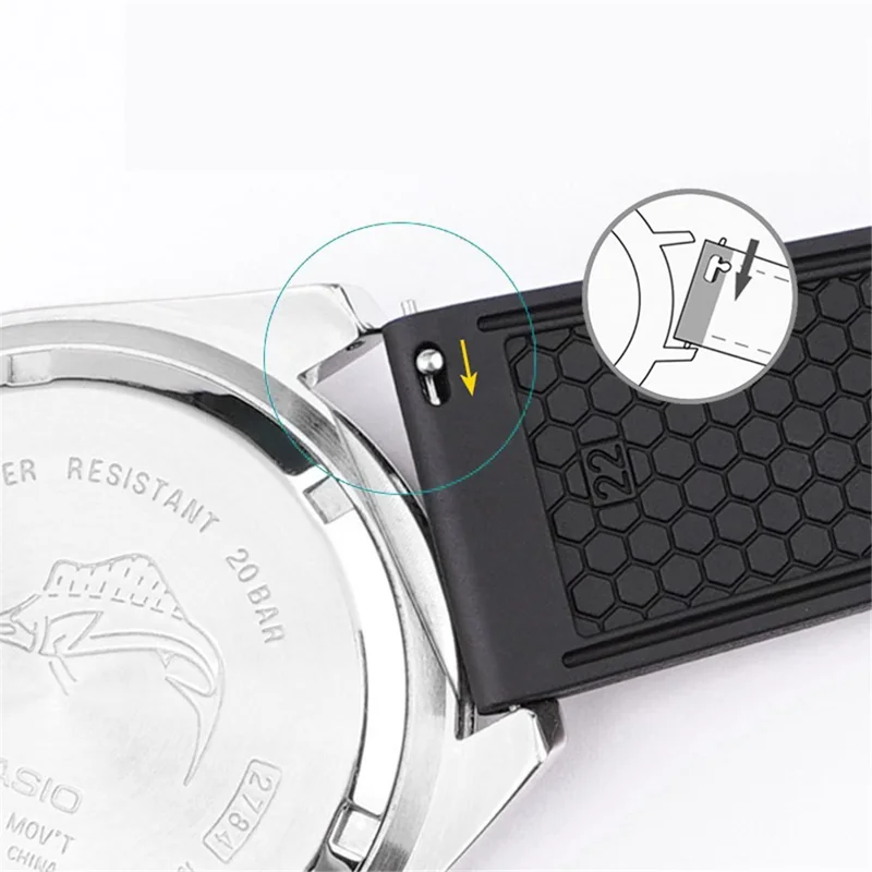 حزام بديل مقاس 22 مم لساعة Huawei Watch GT 4 46 مم / GT 4 Pro، سوار ساعة من الفلوروربر باللون الأحمر مع إبزيم أسود