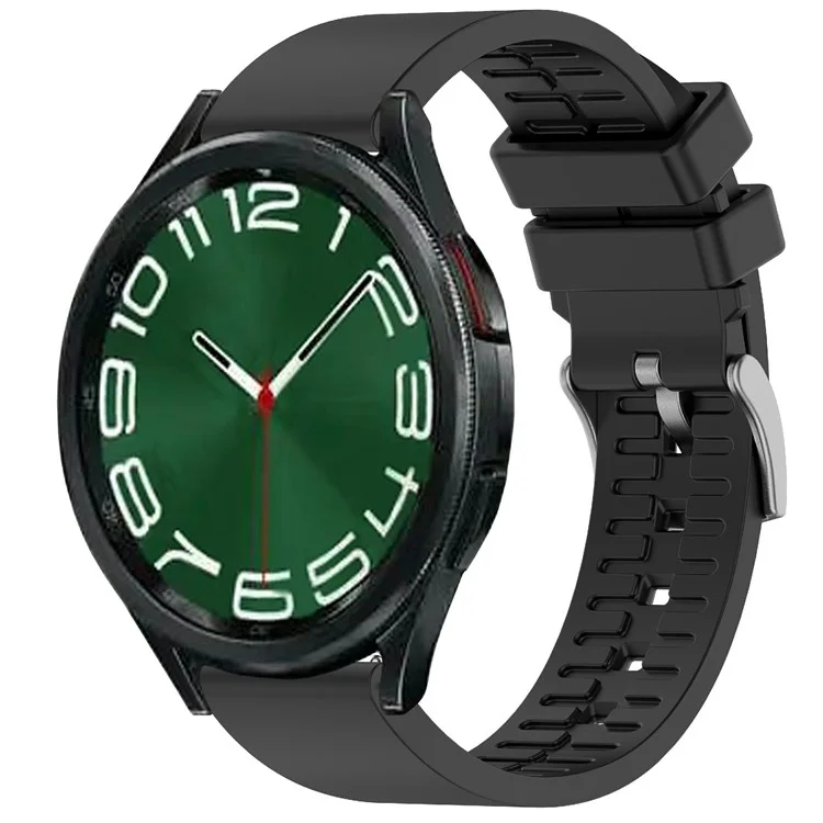 Для замены ремешка часов Garmin Vivoactive 5 / Venu 2 Plus, 20 мм, из фторкаучука, браслет для запястья - черный