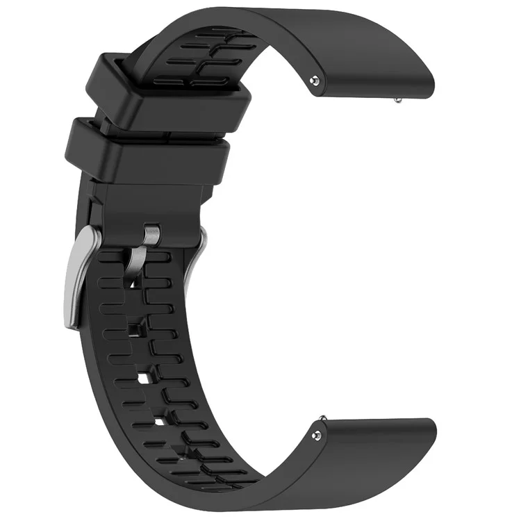 Для замены ремешка часов Garmin Vivoactive 5 / Venu 2 Plus, 20 мм, из фторкаучука, браслет для запястья - черный