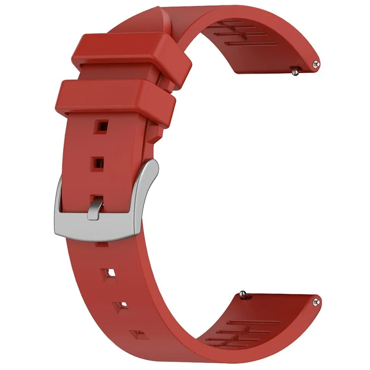 For Garmin vivoactive 5 / Venu 2 Plus Replacement Watch Strap 20mm Fluorubber Wrist Band - Red
