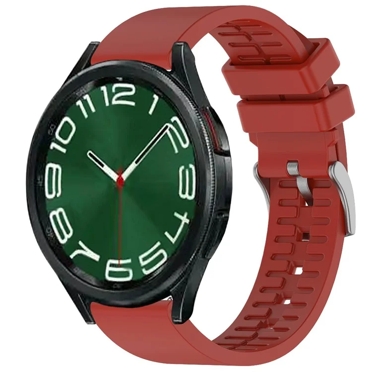 For Garmin vivoactive 5 / Venu 2 Plus Replacement Watch Strap 20mm Fluorubber Wrist Band - Red
