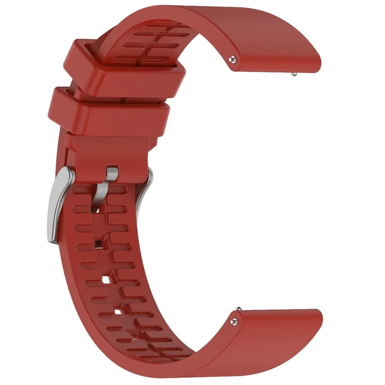 For Garmin vivoactive 5 / Venu 2 Plus Replacement Watch Strap 20mm Fluorubber Wrist Band - Red