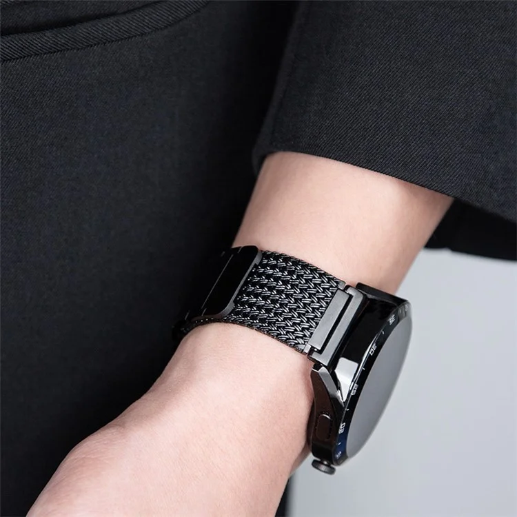Correa de reloj para Garmin Venu 3 / Venu 2 / Vivoactive 4 22mm Metal Magnetic Wrist Strap - Negro