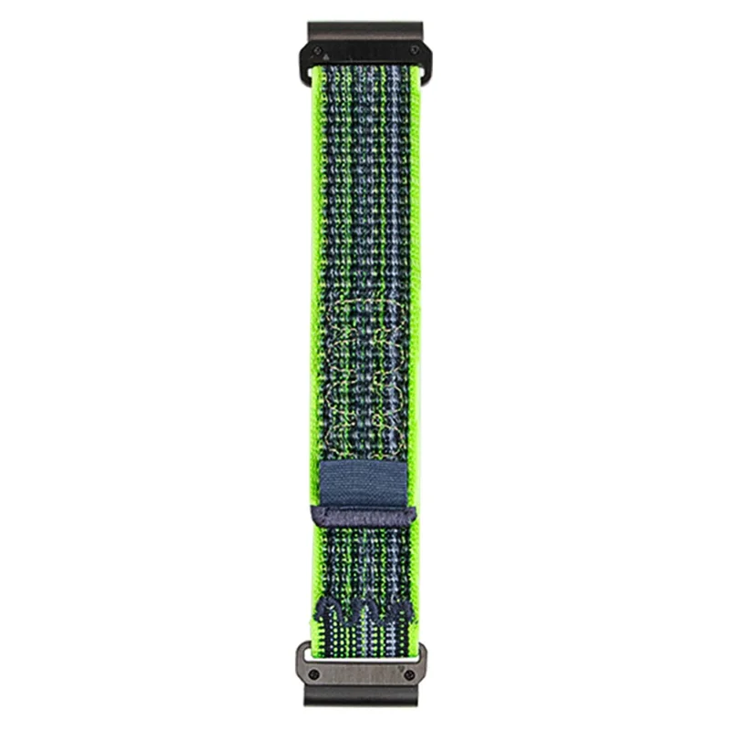 For Garmin Tactix 7 Pro / Fenix 7X / 6X Pro / 5X Plus Universal Watch Strap Nylon Wrist Band 26mm - Green