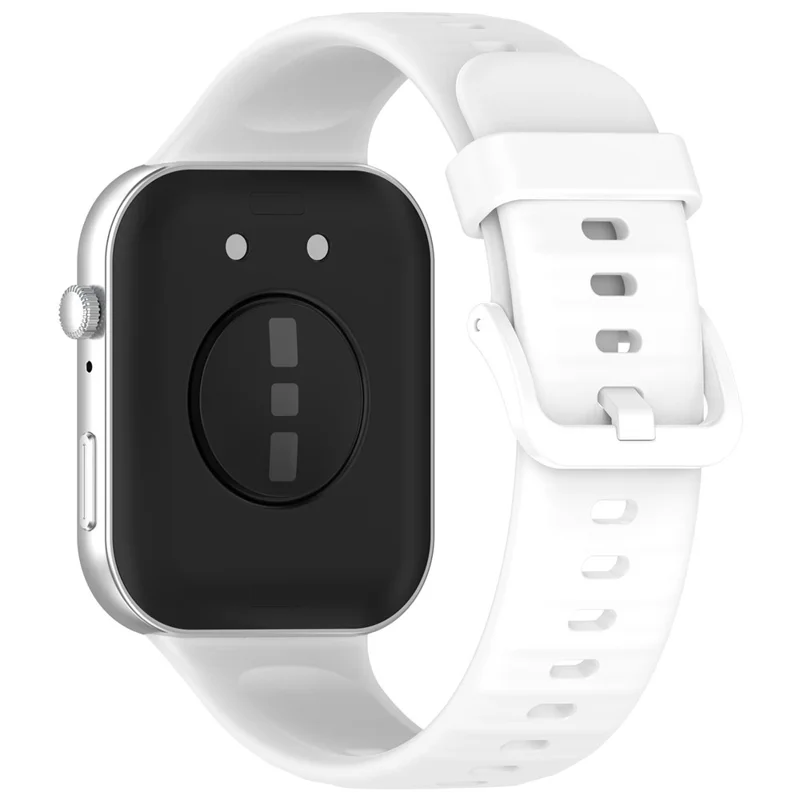 For Huawei Watch Fit 3 Silicone Strap Sport Watchbands Replacement - White