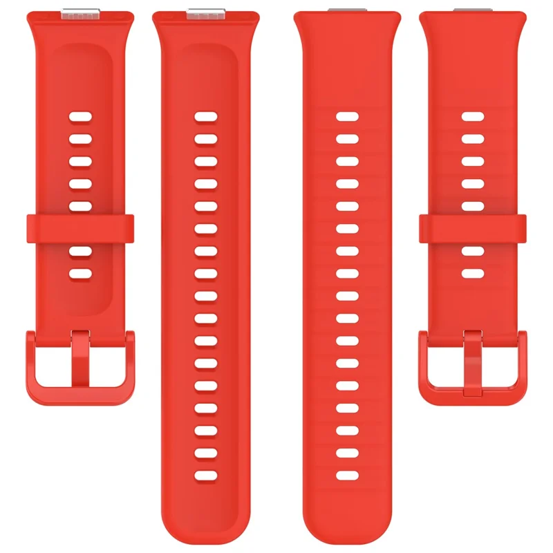 For Huawei Watch Fit 3 Silicone Strap Sport Watchbands Replacement - White