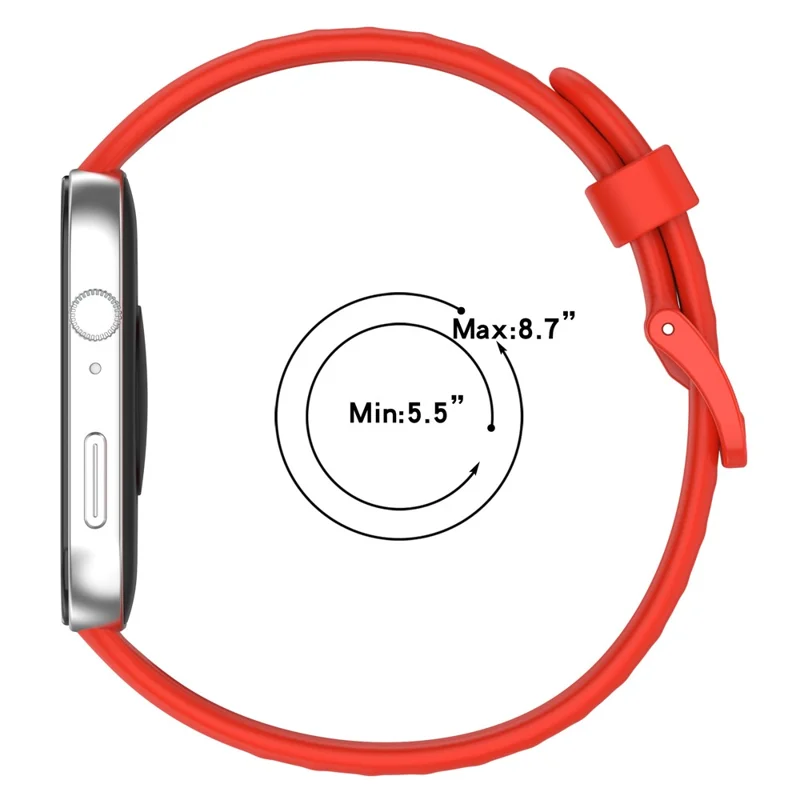 For Huawei Watch Fit 3 Silicone Strap Sport Watchbands Replacement - White