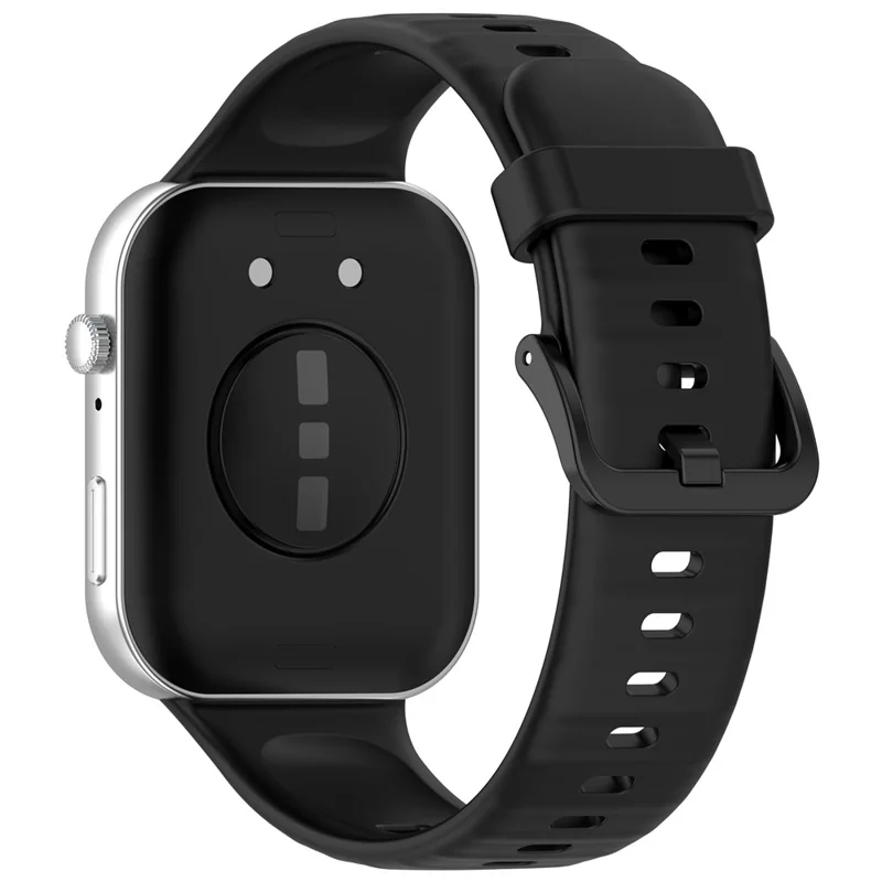 For Huawei Watch Fit 3 Silicone Strap Sport Watchbands Replacement - Black