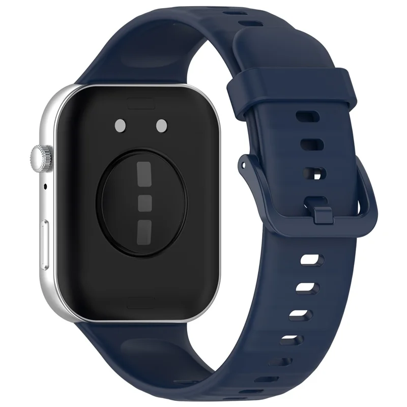 For Huawei Watch Fit 3 Silicone Strap Sport Watchbands Replacement - Midnight Blue