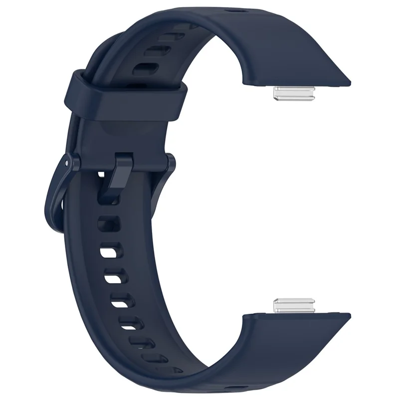 For Huawei Watch Fit 3 Silicone Strap Sport Watchbands Replacement - Midnight Blue