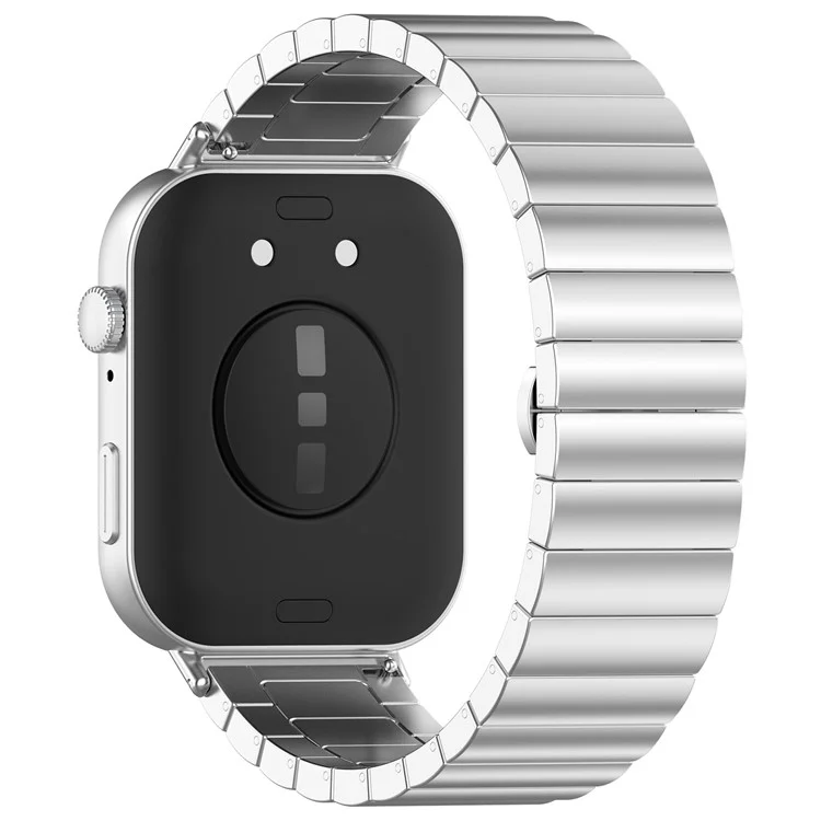 Para Huawei Watch Fit 3 Reemplazo de correa de acero inoxidable Correa de reloj de metal - Plata