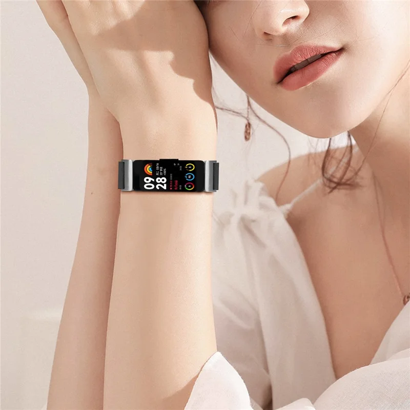 For Fitbit Inspire / Inspire HR Adjustable Nylon Braided Watch Strap Replacement Wrist Band - Black