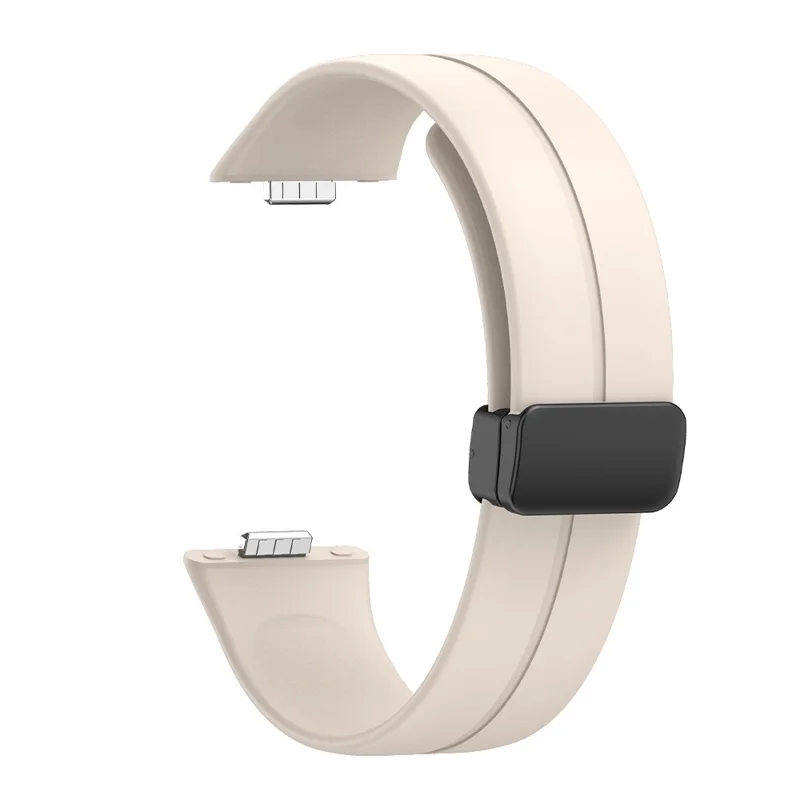 Für Huawei Watch Fit 3 Silikon-Armband mit magnetischer Faltschließe - Sternenlicht