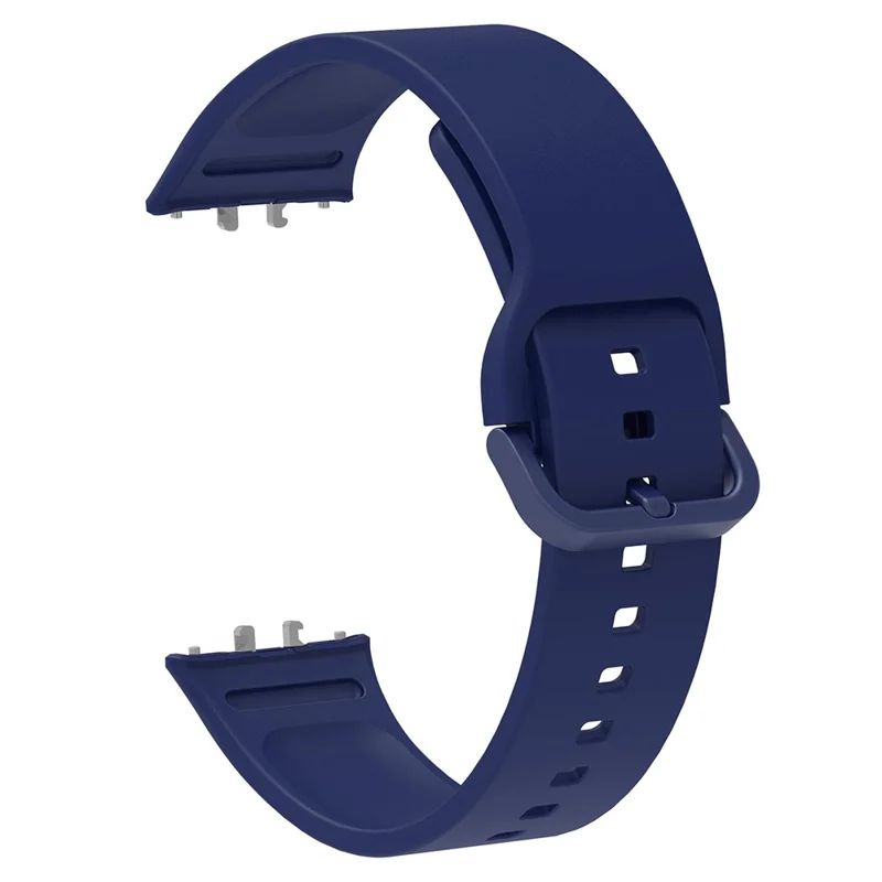 For Samsung Galaxy Fit3 Silicone Strap Replacement Wrist Band with Watch Case - Blue
