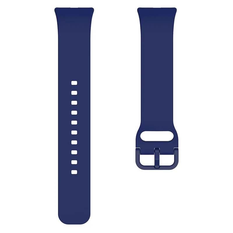 For Samsung Galaxy Fit3 Silicone Strap Replacement Wrist Band with Watch Case - Blue
