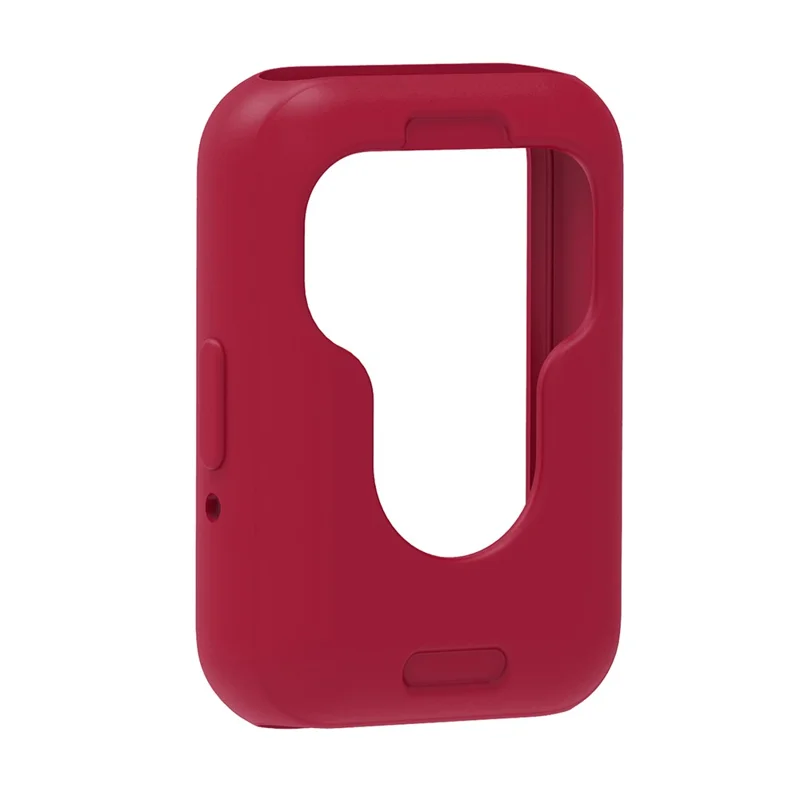 For Samsung Galaxy Fit3 Silicone Strap Replacement Wrist Band with Watch Case - Red