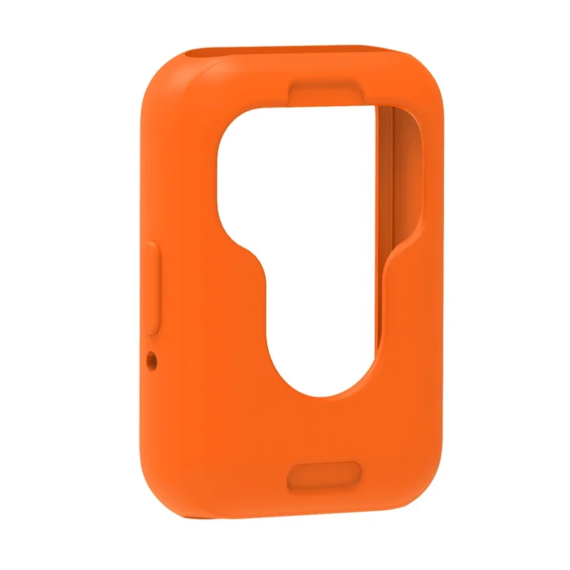 For Samsung Galaxy Fit3 Silicone Strap Replacement Wrist Band with Watch Case - Orange