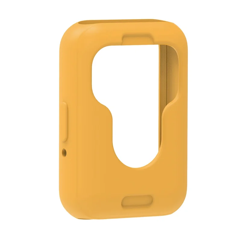 For Samsung Galaxy Fit3 Silicone Strap Replacement Wrist Band with Watch Case - Yellow