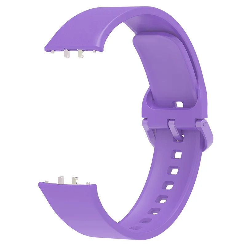 Pour Samsung Galaxy Fit3 Remplacement du bracelet en silicone Bracelet de montre avec étui - Violet