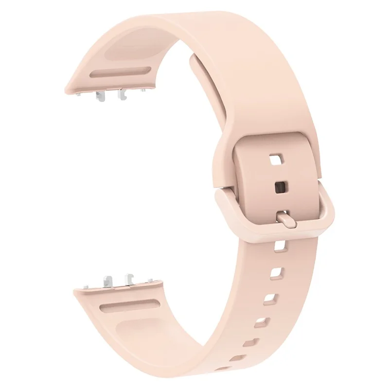 For Samsung Galaxy Fit3 Silicone Strap Replacement Wrist Band with Watch Case - Pink