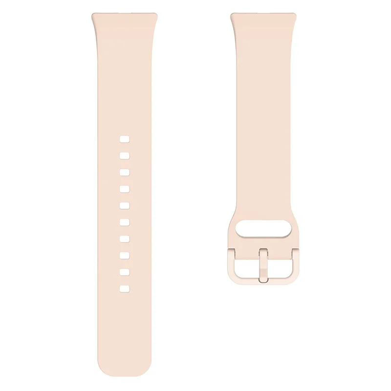 For Samsung Galaxy Fit3 Silicone Strap Replacement Wrist Band with Watch Case - Pink