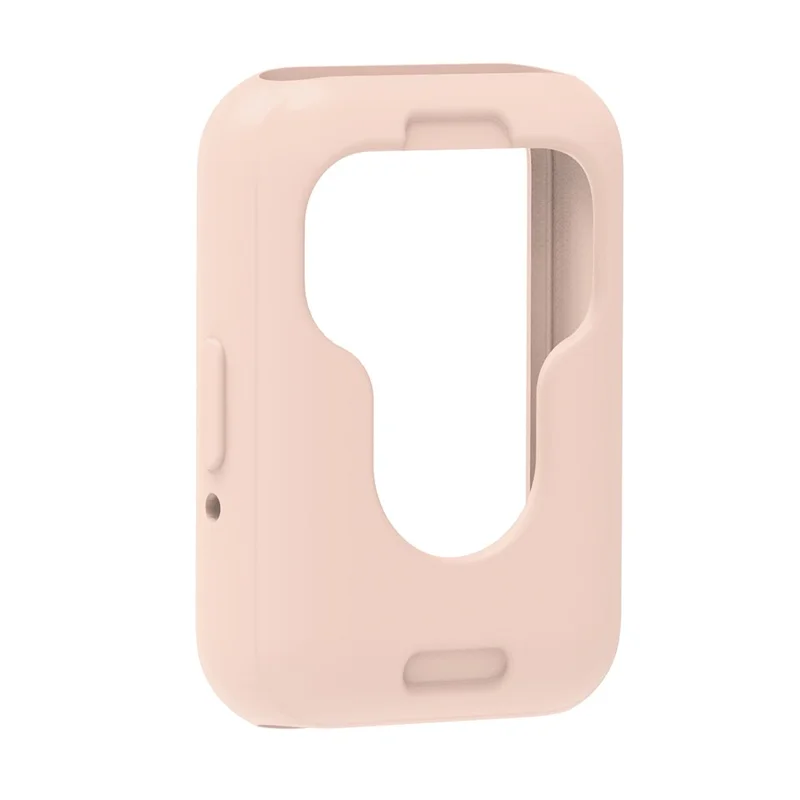 For Samsung Galaxy Fit3 Silicone Strap Replacement Wrist Band with Watch Case - Pink