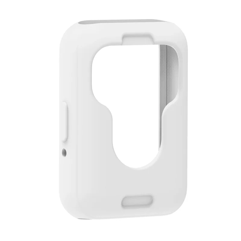 For Samsung Galaxy Fit3 Silicone Strap Replacement Wrist Band with Watch Case - White