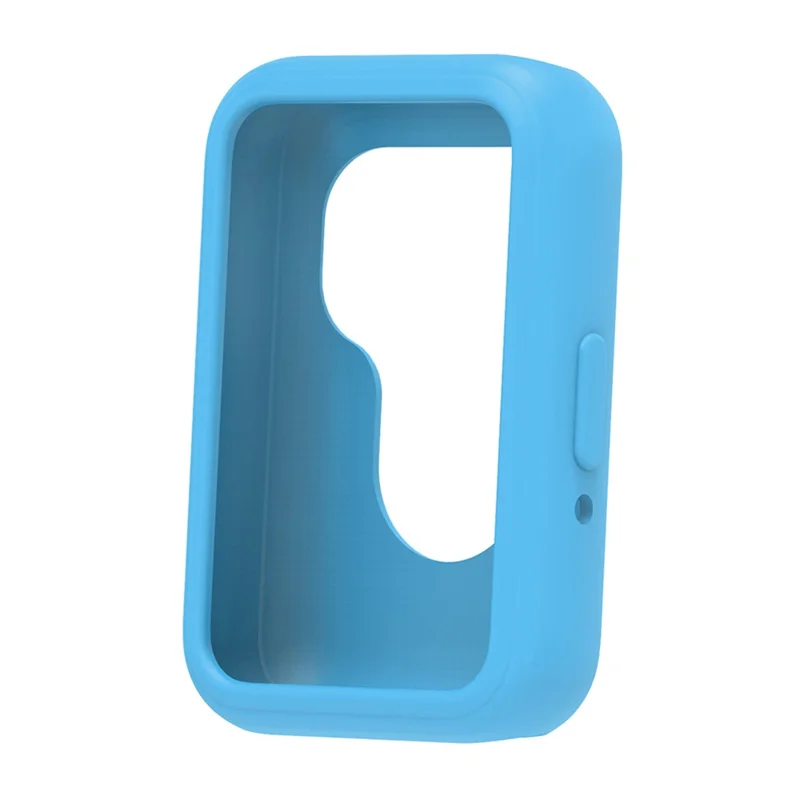 Silikonbånd til Samsung Galaxy Fit3 med urkasse - himmelblå