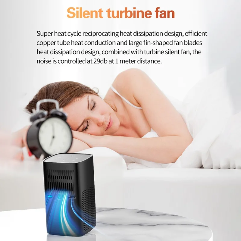 M1 1080P Android 9.0 Projector WiFi DLP Intelligent Projector Support Bluetooth-compatible Function - EU Plug