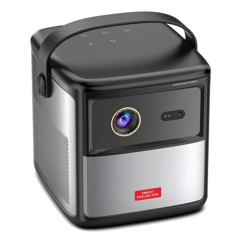 S8 Portable Rechargeable DLP Projector 1080P HD Video WiFi Home Theater Office LED Projector - EU Plug