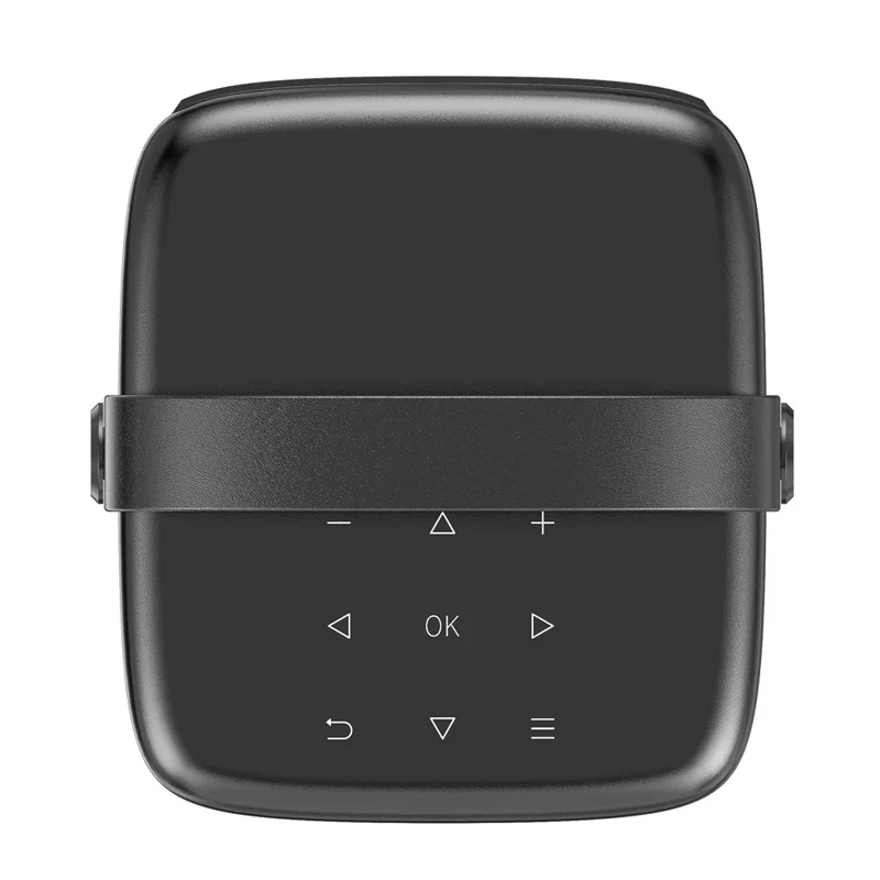 S8 Portable Rechargeable DLP Projector 1080P HD Video WiFi Home Theater Office LED Projector - EU Plug