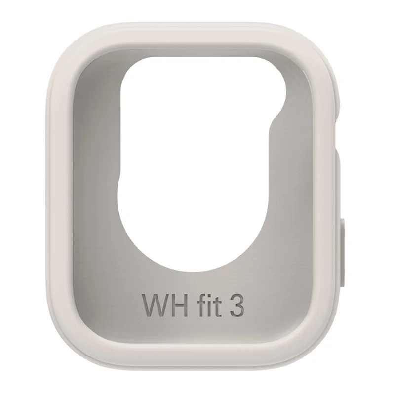 Per Huawei Watch Fit 3 Custodia in Silicone Cava Antiurto Cornice di Protezione dell'Orologio - Starlight