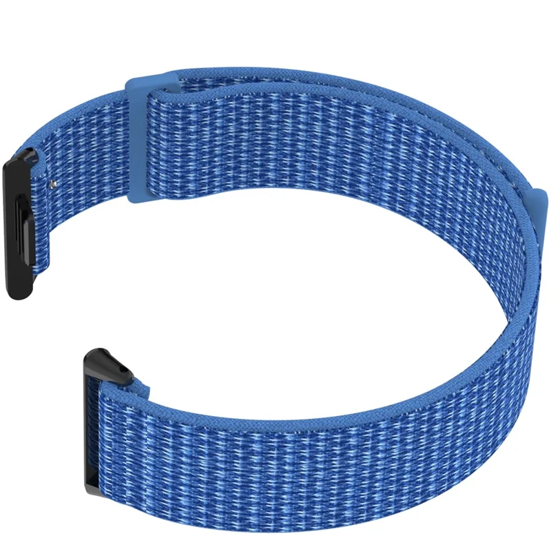 For Huawei Watch Fit 3 Watch Strap Magic Tape Nylon Wrist Band - Green
