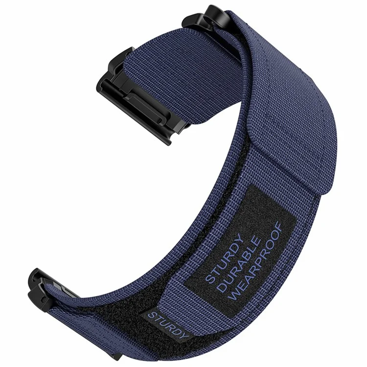 Per Garmin Fenix 7X / 7X Pro / Tactix 7 Cinturino per Orologio 26mm Regolabile Banda Sportiva Rilascio Rapido - Blu Notte