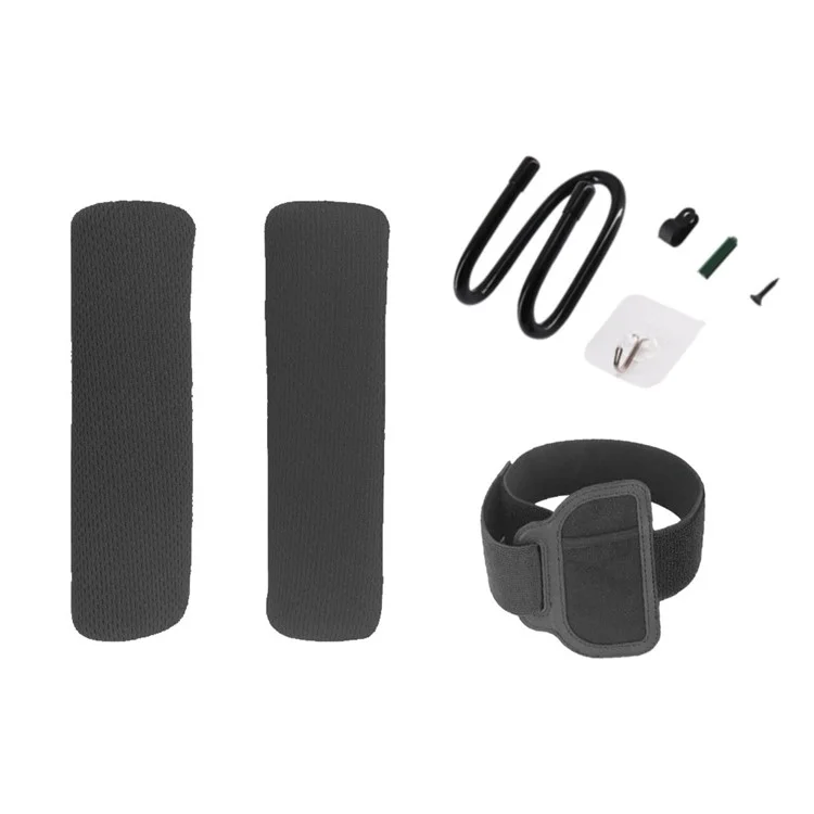 JYS JYS-NS186 Ring Fit Adventure Suit Elastic Leg Strap + Two Ring Grips + Hook per Nintend Switch Joy-con