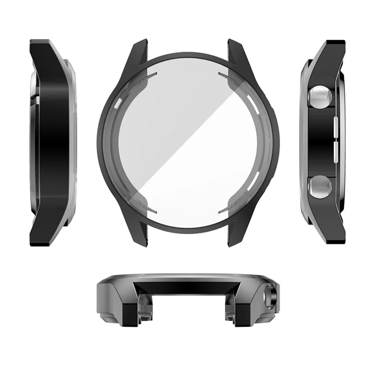 Custodia Protettiva a Tutto Topu Elettroplata Per Huawei Watch GT 2 46mm - Nero