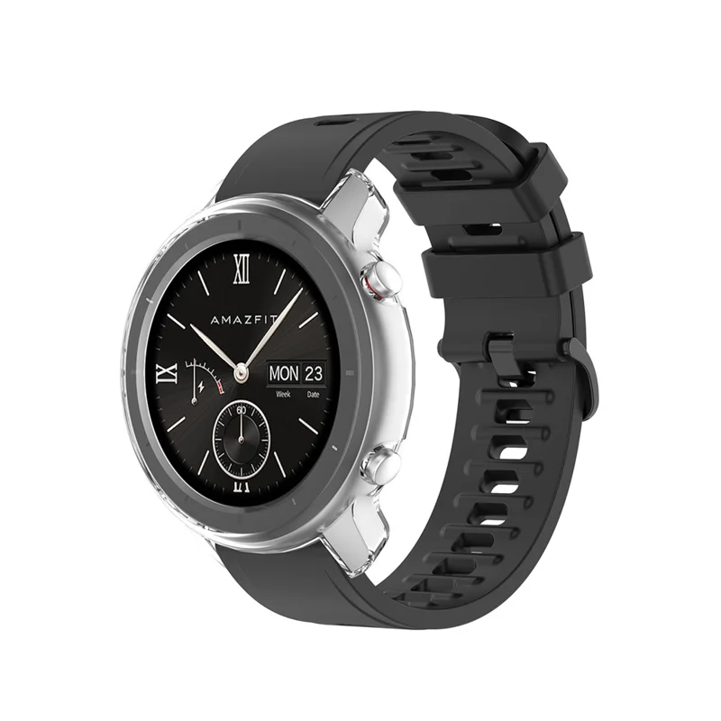Dustproof Shockproof TPU Watch Shell for Huami Amazfit GTR 47mm - Transparent
