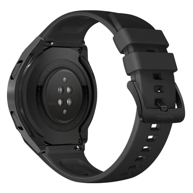 Caparazón de TPU de Electroplatación Protectora de Todo Para Huawei Watch GT 2e - Negro