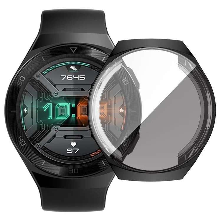 All-round Protective Electroplating TPU Shell for Huawei Watch GT 2e - Black