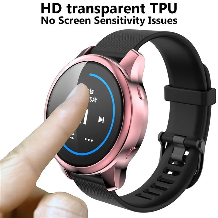 Protective Electroplating TPU Watch Case for Garmin Venu - Rose Gold