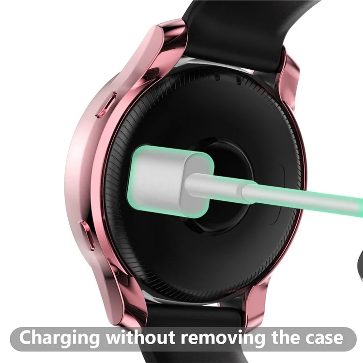 Protective Electroplating TPU Watch Case for Garmin Venu - Rose Gold