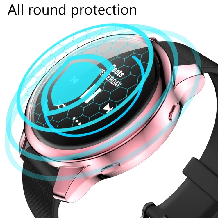 Protective Electroplating TPU Watch Case for Garmin Venu - Rose Gold