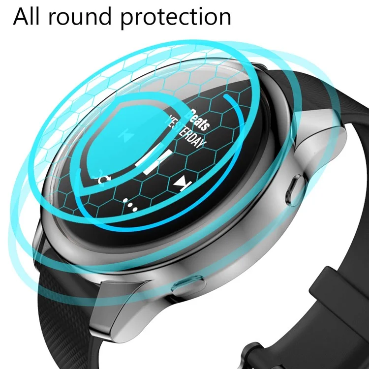 Protective Electroplating TPU Watch Case for Garmin Venu - Grey