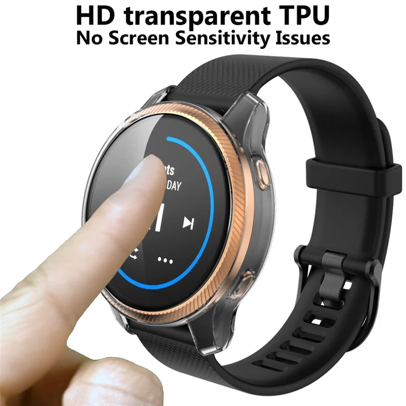 Przezroczysta obudowa chroniąca z tworzywa TPU z powłoką metalizowaną do Garmin Venu