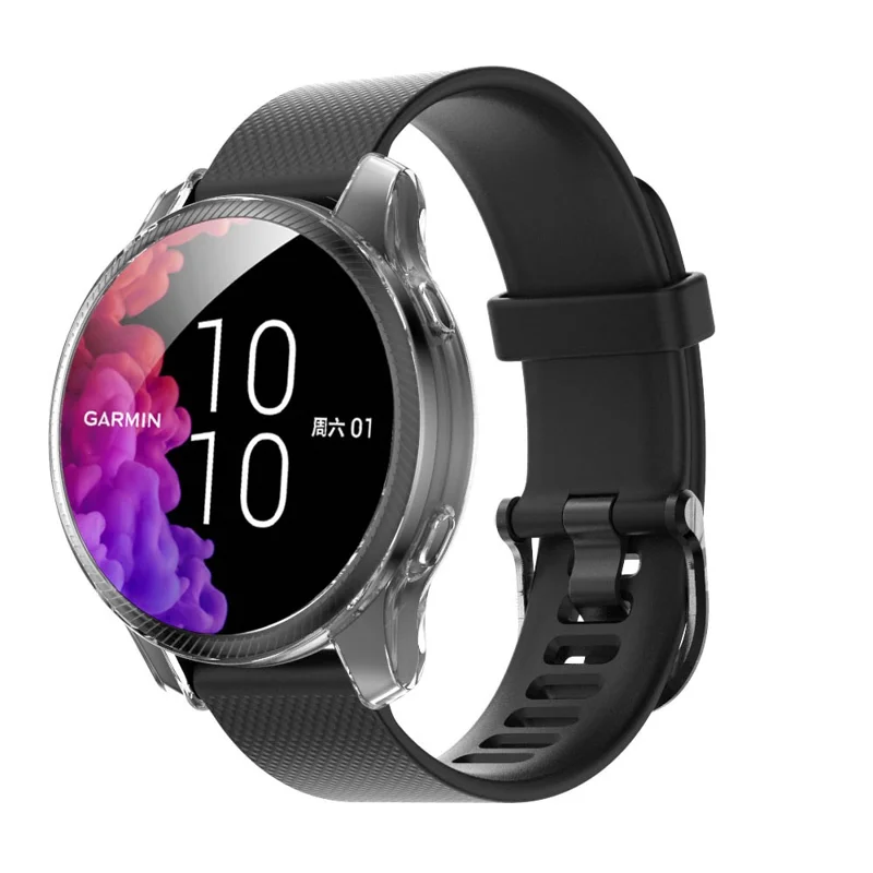 Przezroczysta obudowa chroniąca z tworzywa TPU z powłoką metalizowaną do Garmin Venu